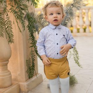 CONJUNTO MOSTAZA DOLCE PETIT NIÑO