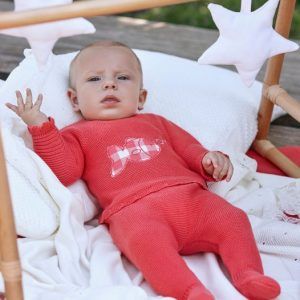CONJUNTO CANASTILLA PERLE PEZ CORAL JULIANA
