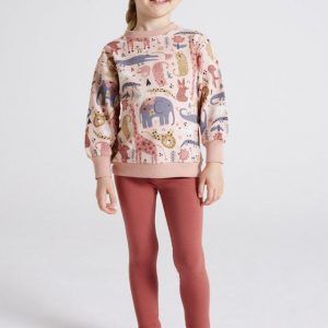 CONJUNTO CON 2 LEGGINS ROSADO MAYORAL MINI