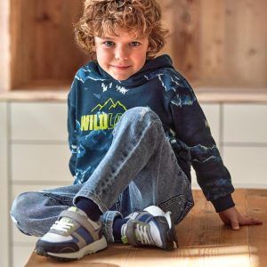 Sudadera estampada Better Cotton niño Deep blue Mayoral