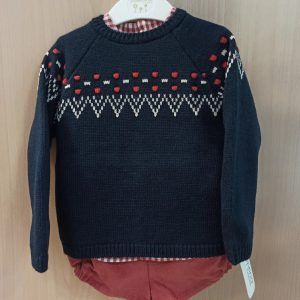 Conjunto 3 Piezas Camisa Teja Valentina Bebes