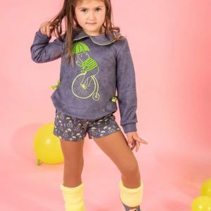 Conjunto pantalón corto Oso triciclo Nekenia