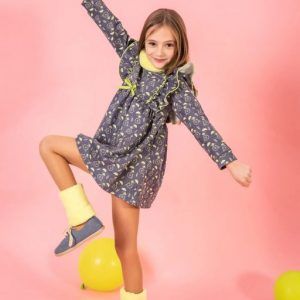 Vestido Infantil Ositos Triciclo Nekenia