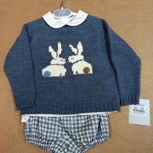 Yoedu conjunto baby 3 piezas conejitos