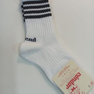 Calcetines sport con cuatro listas blanco con negro Condor