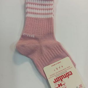 Calcetines sport con cuatro listas rosa palo Condor