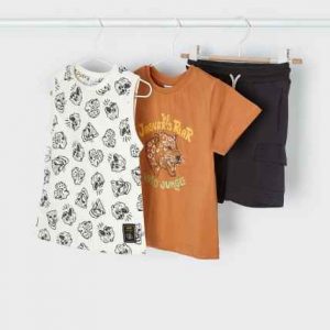 Conjunto 3 piezas sport niño Pimentón