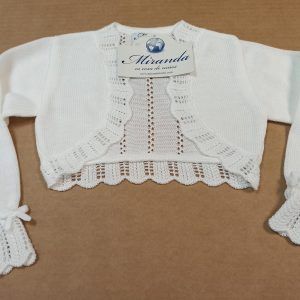 Chaqueta Perlé Blanca Miranda