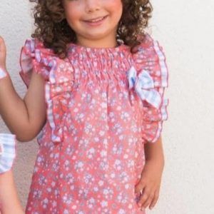 Vestido Infantil evasé Familia Venecia