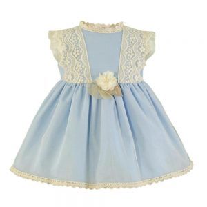 Vestido azul tul bebe 0124V