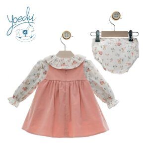 Conjunto Pichi Bebé Niña Rosa Yoedu Familia Pincel Referencia 2230 Pincel
