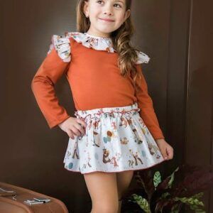 Conjunto de sudadera y falda foret