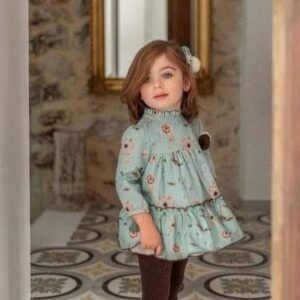 Miranda Vestido Bebe  Verde Claro 036/0504/V