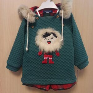 Conjunto niño verde esquimal Familia Carmen Basmartí