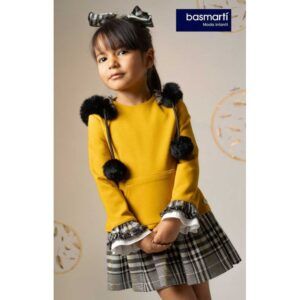 Vestido Infantil pompones La Dama de Las Camelias