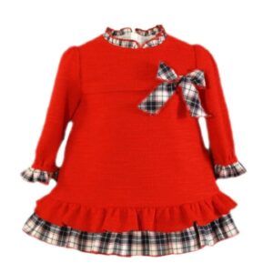 Vestido con braguita rojo  36/0132/VB