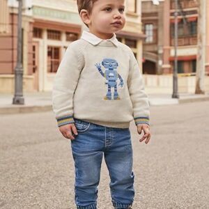 Pantalón vaquero jogger bebé Ref. 14-02534-050
