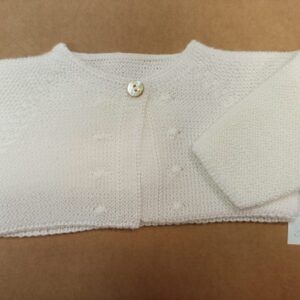Belén Costales chaqueta perle blanca