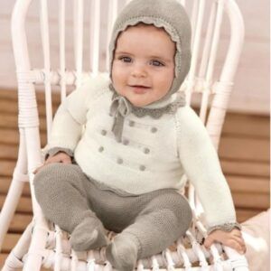 Conjunto canastilla 3 pz 25032 Crudo-beige