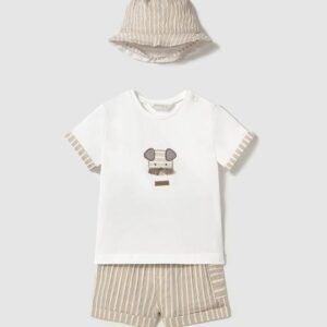Conjunto 3 piezas con gorro Ref. 25-01201-045 raíz