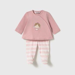 Conjunto polaina y camiseta Ref. 25-01588-011 rosa baby