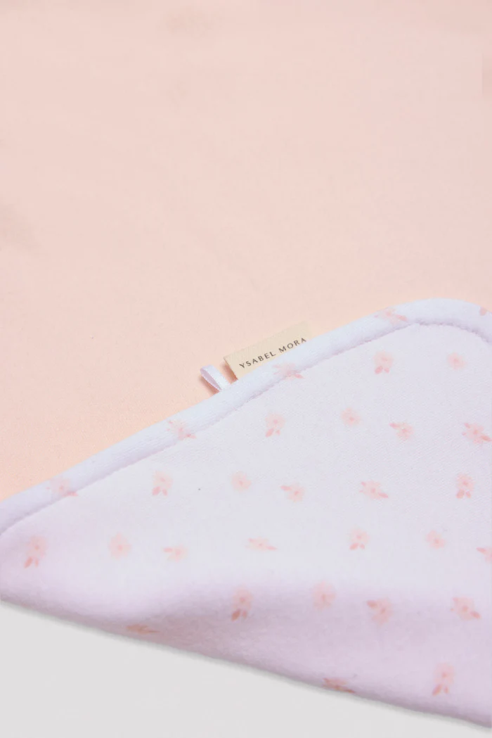 Set manta y doudou bebé Ocean Tales rosa - Imagen 5
