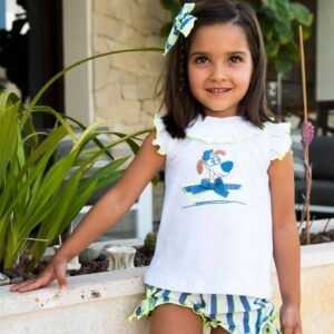 Daniesty Conjunto Bebé Escocia Short 24M,36M