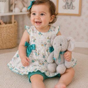 Vestido con braguita punto elefante 25134