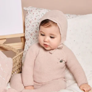 Conjunto Polaina 25560 Recogidas Rosa Palo Familia Piano Juliana