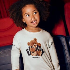 Camiseta oso niña Ref. 15-04012-010  macchiato