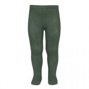Leotardos básicos punto liso 2019 Verde liquen 761