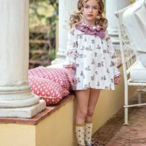 Vestido Infantil Familia Lana Yoedu