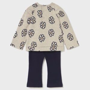Conjunto legging y sudadera estampada bebé Ref. 15-02742-048  marino