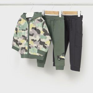 Chándal 2 pantalones estampado bebé Ref. 15-02836-024  abeto