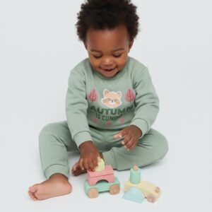 Conjunto bebé sudadera y jogger Autumn Buddy
