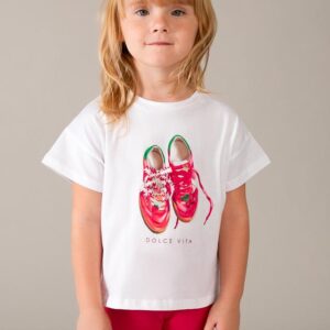 Conjunto legging ciclista y camiseta niña Ref. 26-03731-019 persimón