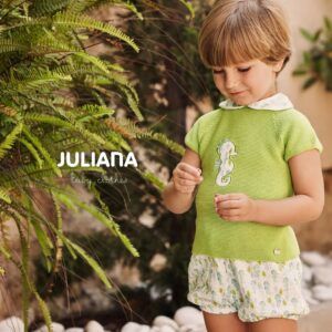 Conjunto pantalón tela caballito verde lima 26081