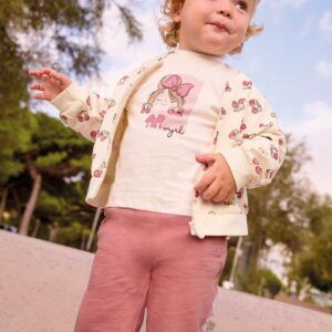 Conjunto 3 piezas con sudadera estampada bebé blusch Ref. 26-01830-037