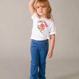 Legging flare bolsillos niña Tejano Medio Ref. 26-03721-080