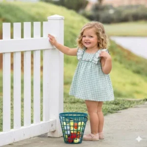 Vestido bebé con braguita Familia Gres