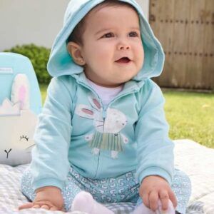 Chándal con camiseta recién nacida anís  Ref. 26-01826-070