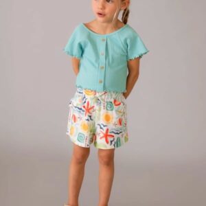 Conjunto camiseta con volantes niña Ref. 26-03014-016  con pantalón