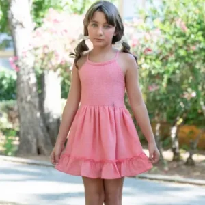 Vestido Familia Valle coral
