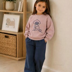 Conjunto legging y sudadera perro niña Ref. 16-04733-040