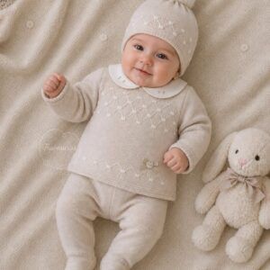 Conjunto 3 piezas beige