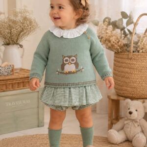 Conjunto baby 3 piezas Búho en la Rama