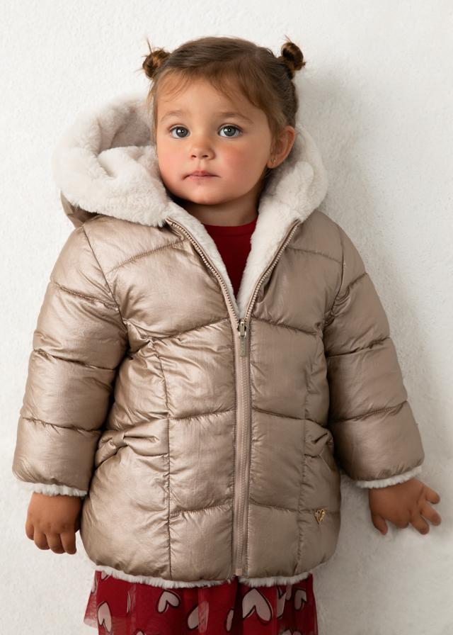 Chaquetón reversible pelo bebé Ref. 16-02439-092 bronce