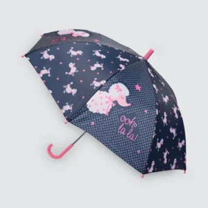 Paraguas niña estampado caniches