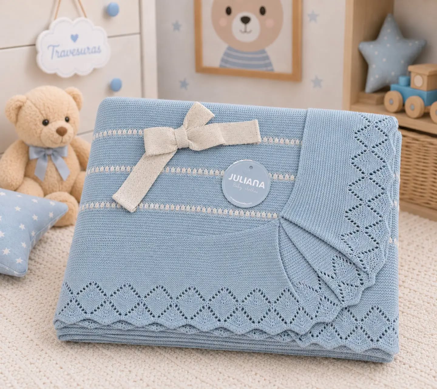 Chal 26516 azul crema