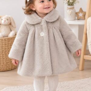 Abrigo bebe sin capota 3981S color 182 arena